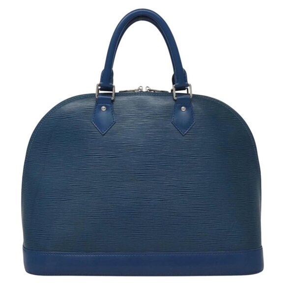 Louis Vuitton Handbags - LOUIS VUITTON Epi Alma MM Hand Bag Toledo Blue M40944 LV Auth EC146